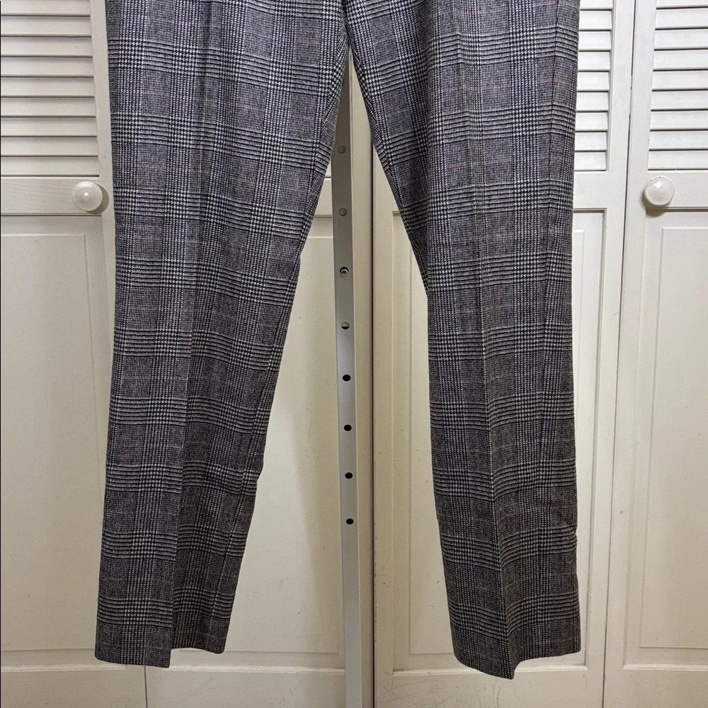 J. Crew Men's Ludlow Checkered English Wool Dress Slim Pants Size 33 x 32